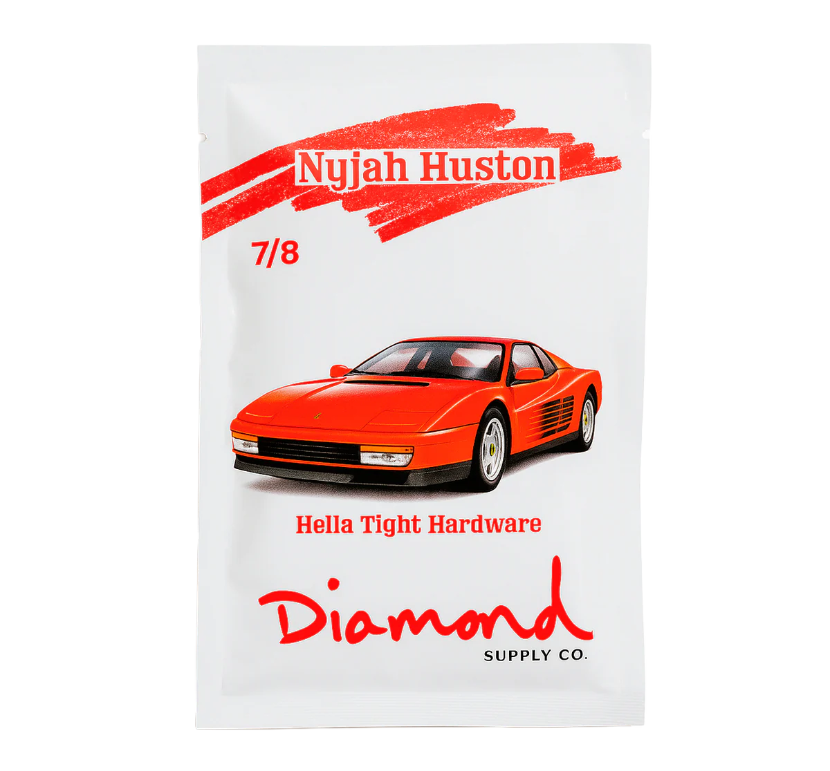 DIAMOND SUPPLY CO SIGNATURE PRO HARDWARE RED - NYJAH HOUSTON- 12PC PACK