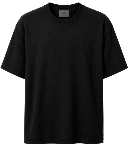 9DCC MENS PREMIUM T-SHIRT BLACK - BLANKS