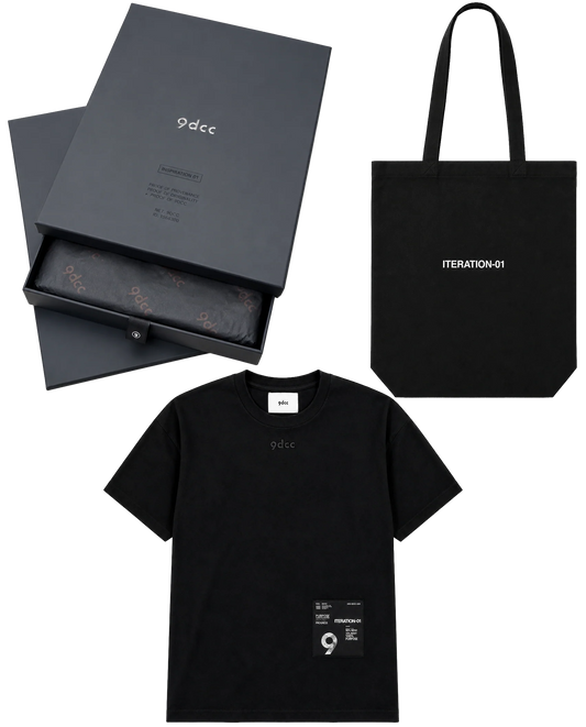 9DCC PREMIUM T-SHIRT GIFT BOX BLACK - ITERATION-01