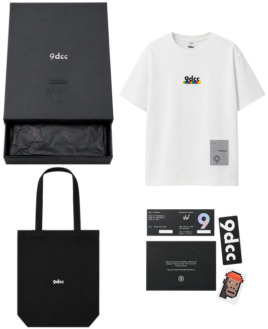 9DCC PREMIUM T-SHIRT GIFT BOX WHITE - ITERATION-02