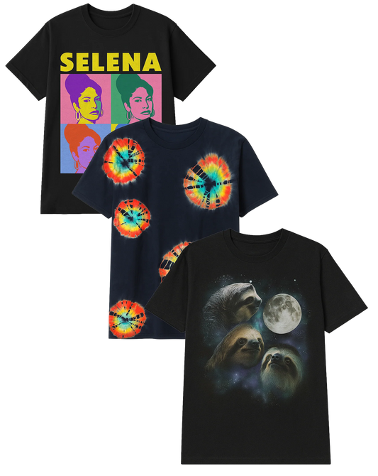 ASSORTED LICENSED T-SHIRTS ASST - LCSST25- 6PC PACK