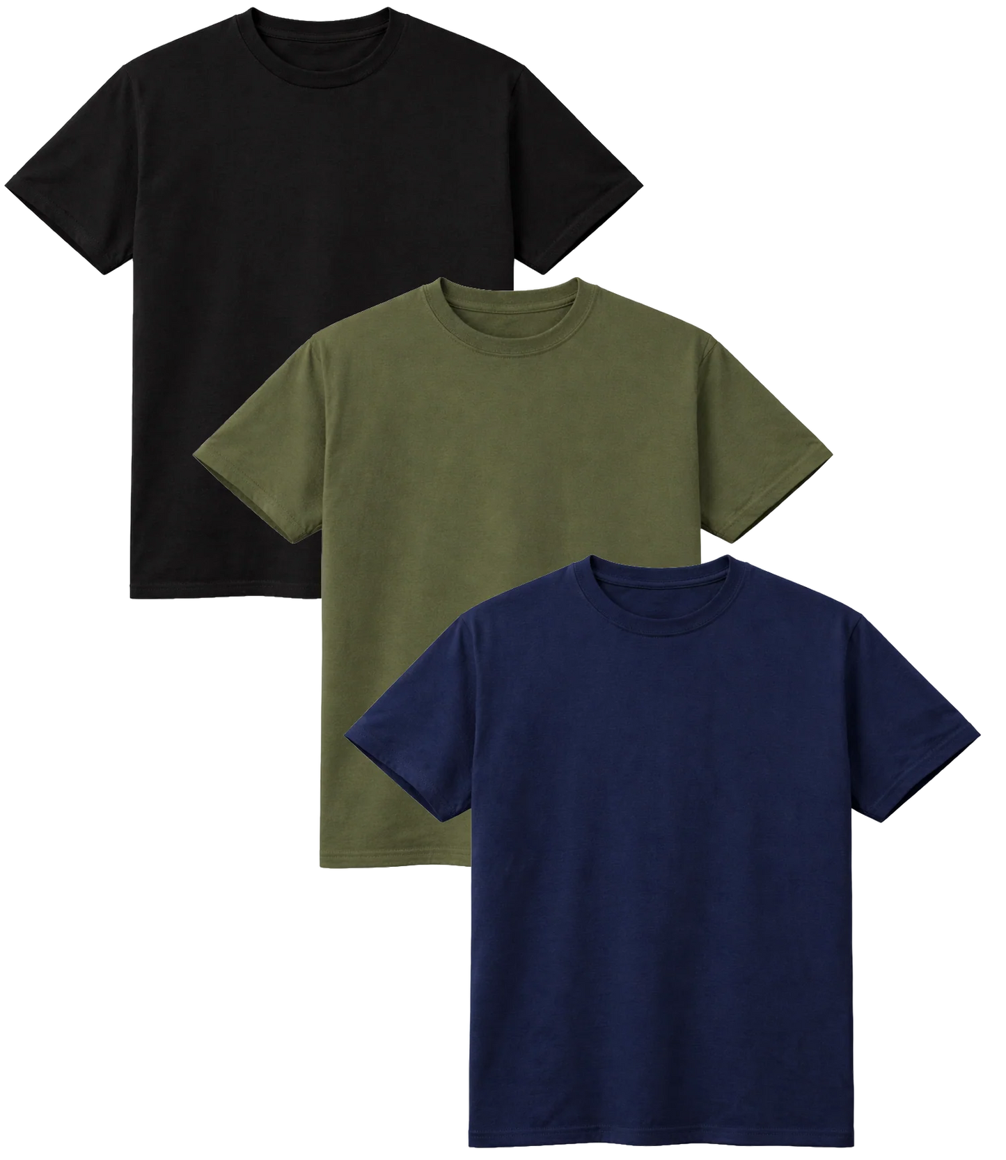 ASSORTED PREMIUM BLANK T-SHIRTS ASST - BLANKS- 6 PC PACK