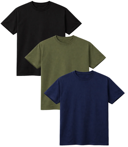 ASSORTED PREMIUM BLANK T-SHIRTS ASST - BLANKS- 6 PC PACK