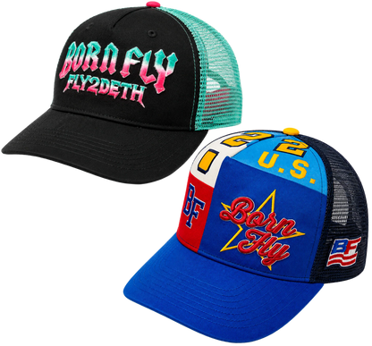 BORN FLY ASSORTED HATS ASST - BHHAT26