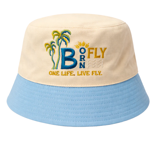 BORN FLY CLASSIC BUCKET HAT BLUE - 2405X5017- 6PC PACK