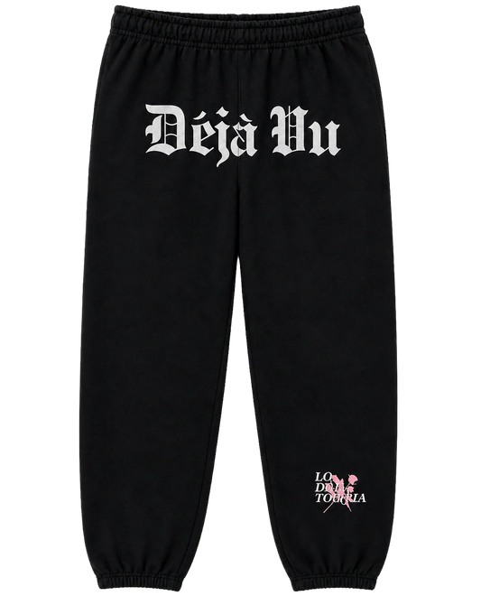 CNCO GRAPHIC JOGGER PANTS BLACK - DEJA VU