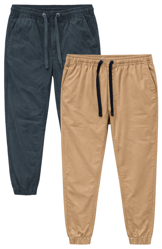 CROOKS & CASTLES ASSORTED TWILL JOGGER PANTS ASST - CCTWLJGRA- 6PC PACK