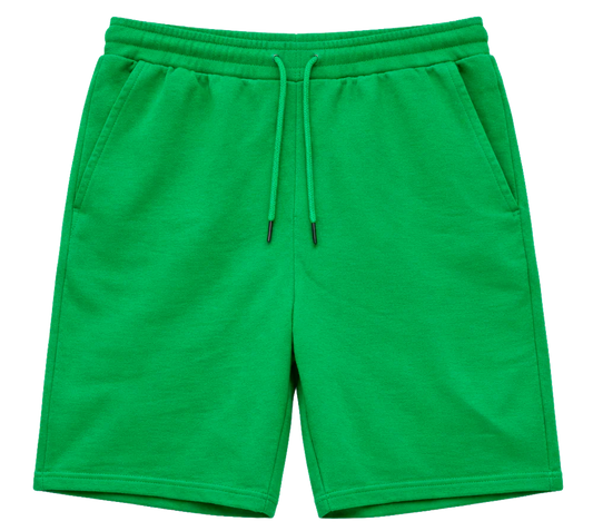 CROOKS & CASTLES BLANK SWEATSHORTS KELLY GREEN - BLANKS- 6PC PACK