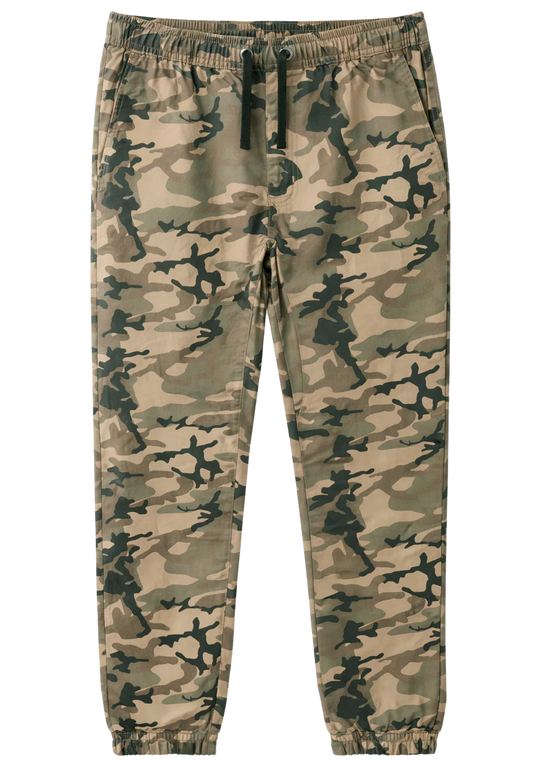 CROOKS & CASTLES TWILL JOGGER PANTS OLIVE - Z190600- 6PC PACK