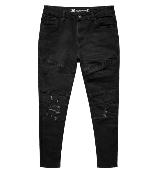 CRYSP DENIM PREMIUM JEANS BLACK - CRYSPQS-103- 6PC PACK