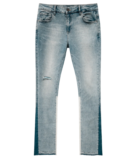 CRYSP DENIM PREMIUM STACKED FLAIR JEANS INDIGO - CRYSPR242-008- 6PC PACK