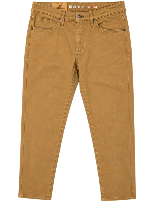 DEVIL DOG DUNGAREES DENIM JEANS KHAKI - UNION