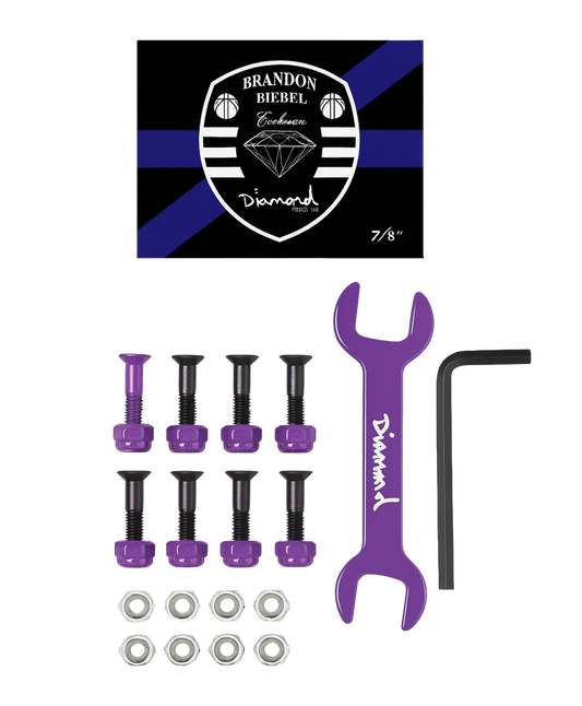 DIAMOND SUPPLY CO HELLA TIGHT PRO HARDWARE PURPLE - BRANDON BIEBEL- 6PC PACK