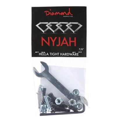 DIAMOND SUPPLY CO HELLA TIGHT PRO HARDWARE SILVER - NYJAH HOUSTON- 12PC PACK