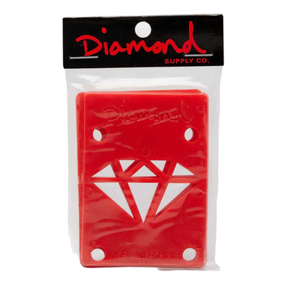 DIAMOND SUPPLY CO RISERS 1/8” RED - RISE & SHINE- 12PC PACK