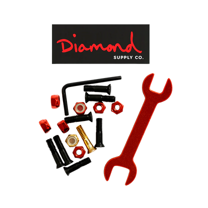 DIAMOND SUPPLY CO SIGNATURE PRO HARDWARE RED - NYJAH HOUSTON- 12PC PACK
