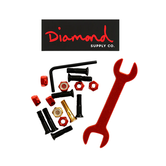 DIAMOND SUPPLY CO SIGNATURE PRO HARDWARE RED - NYJAH HOUSTON- 12PC PACK