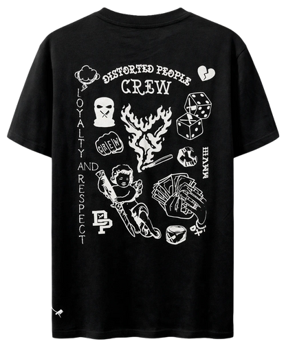 DISTORTED PEOPLE ASSORTED GRAPHIC T-SHIRTS ASST - DPSSTA- 6PC PACK