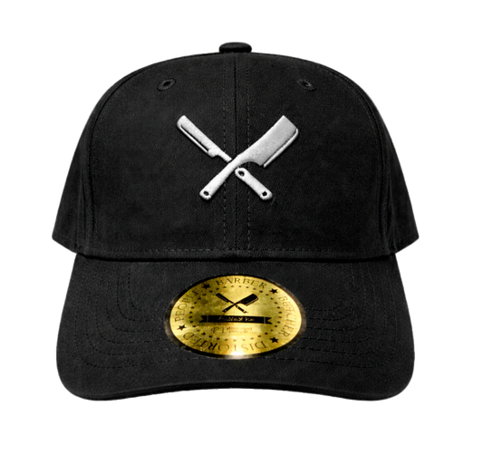 DISTORTED PEOPLE BLADES SUEDE DAD HAT BLACK - 2526- 6PC PACK
