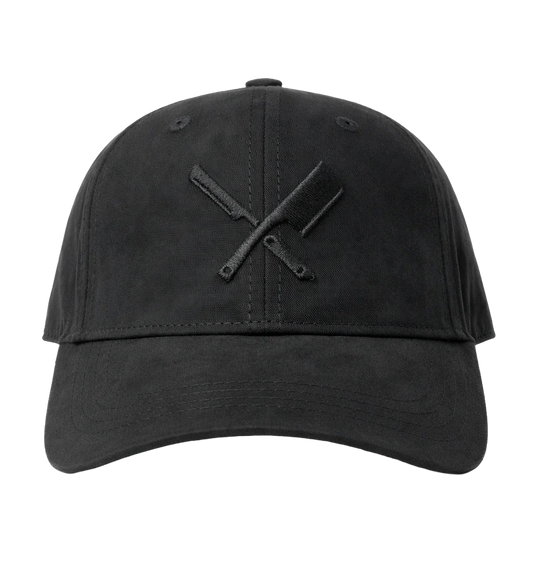 DISTORTED PEOPLE BLADES SUEDE DAD HAT BLACK - 2527- 6PC PACK