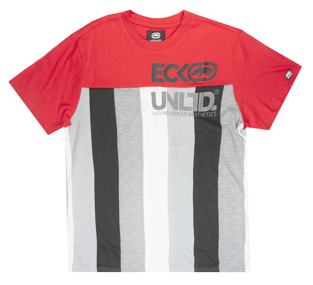 ECKO UNLTD LOGO T-SHIRT TRUE ECKO RED - EO12K954- 6PC PACK