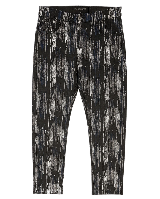 EMBELLISH PREMIUM BORO JEANS BLACK - EMBHOL124-014- 6PC PACK