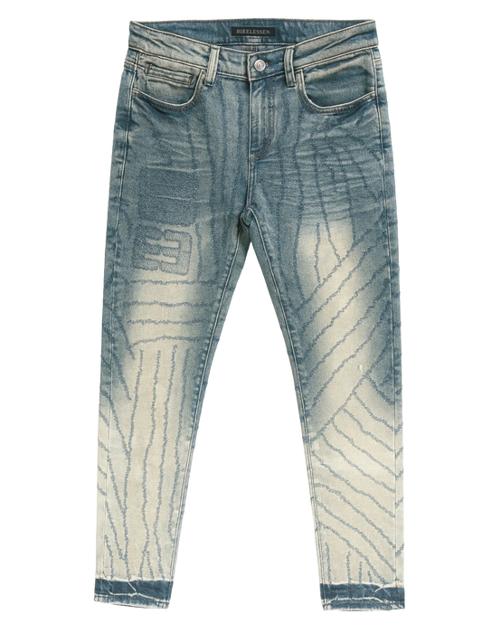EMBELLISH SLIM FIT JEANS DESERT WASH - EMBSUM24-001- 6PC PACK