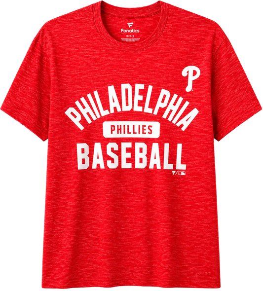 FANATICS PHILADELPHIA PHILLIES T-SHIRT RED - Q740-PP-BIP