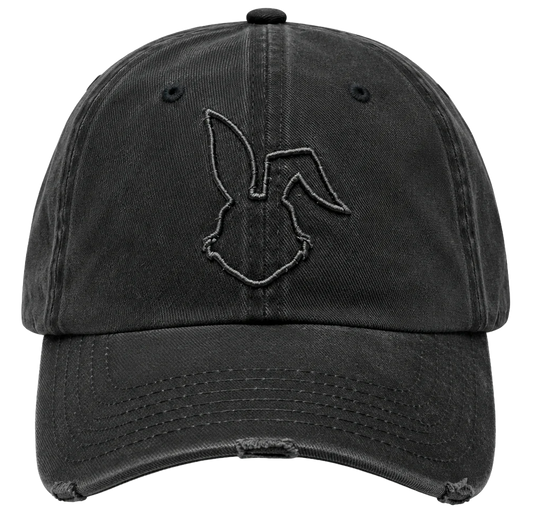 FLUF WORLD DAD HAT BLACK - TONAL