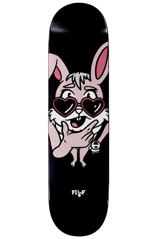 FLUF WORLD PREMIUM SKATEBOARD DECK BLACK - FLUF