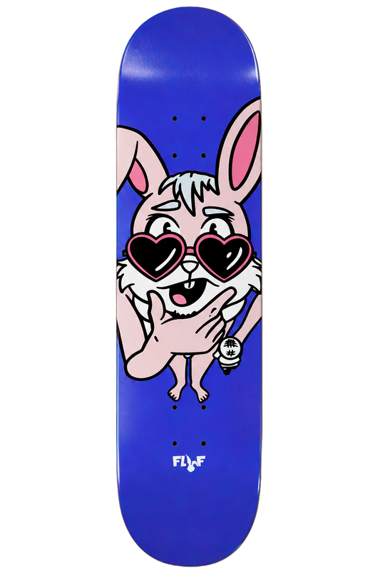 FLUF WORLD PREMIUM SKATEBOARD DECK BLUE - FLUF