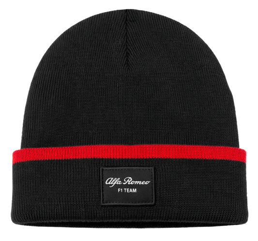 FORMULA 1 ALFA ROMEO KNIT BEANIE BLACK - DRIVER- 6PC PACK