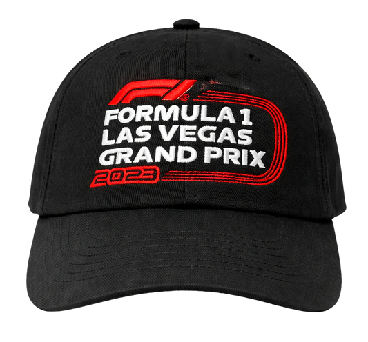 FORMULA 1 LAS VEGAS RACING HAT BLACK - LVGP CLASSIC 2023- 6PCPACK
