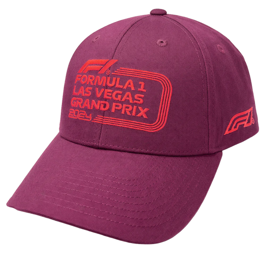 FORMULA 1 LAS VEGAS RACING HAT PURPLE/RED - MOOD- 6PC PACK