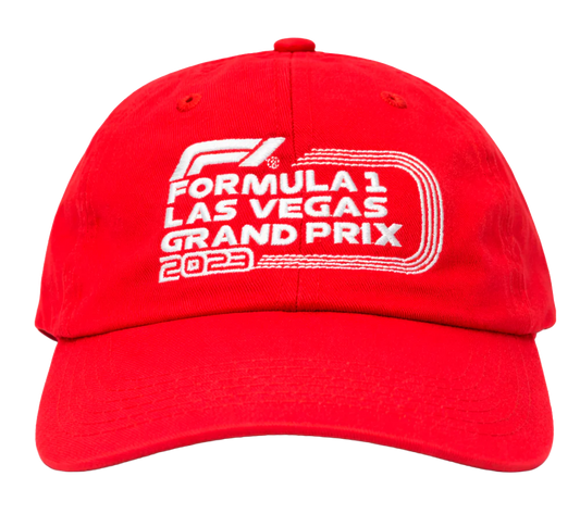 FORMULA 1 LAS VEGAS RACING HAT RED - LVGP CLASSIC 2023- 6PC PACK