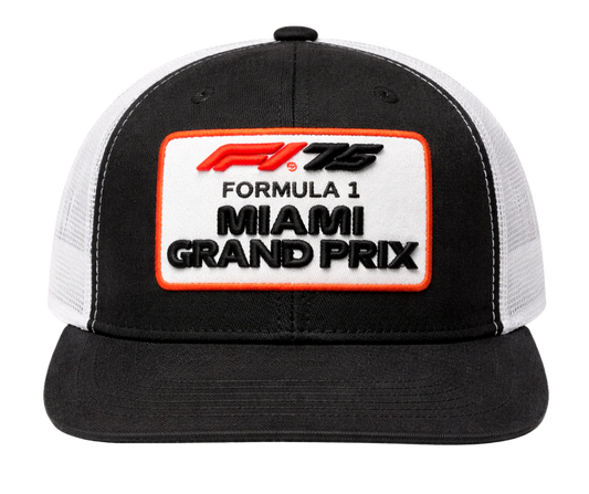 FORMULA 1 TRUCKER HAT BLACK - MIAMI GP - 6PC PACK