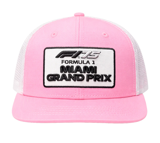 FORMULA 1 TRUCKER HAT PINK - MIAMI GP- 6PC PACK