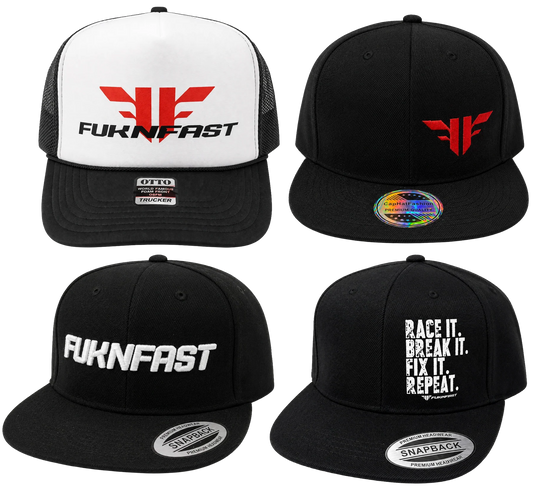 FUKN FAST ASSORTED SNAPBACK HATS ASST - FFHTSA- 6 PC PACK
