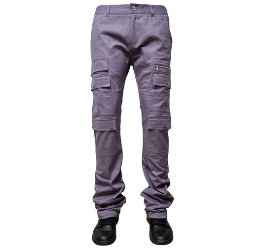 GENUINE TWILL STACK PANTS DUSTY PURPLE - GN166- 6PC PACK