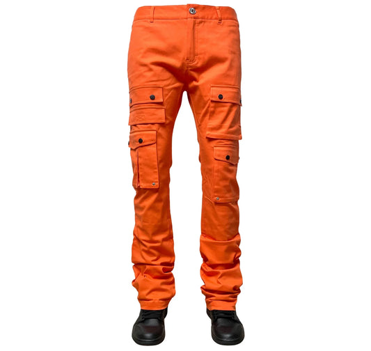 GENUINE TWILL STACK PANTS ORANGE - GN167- 6PC PACK