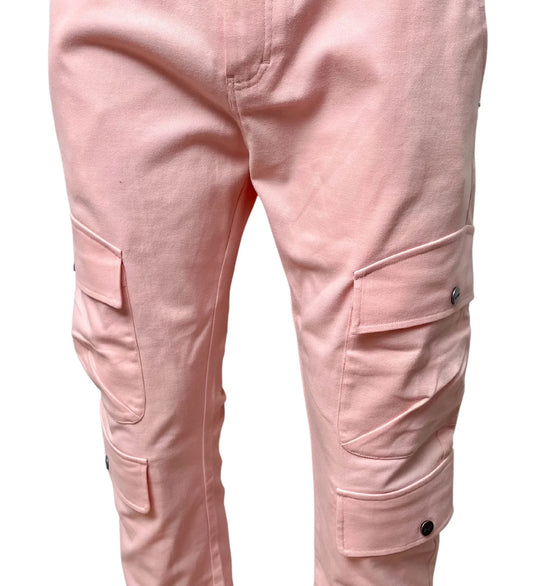 GENUINE TWILL STACK PANTS PINK - GN165- 6PC PACK