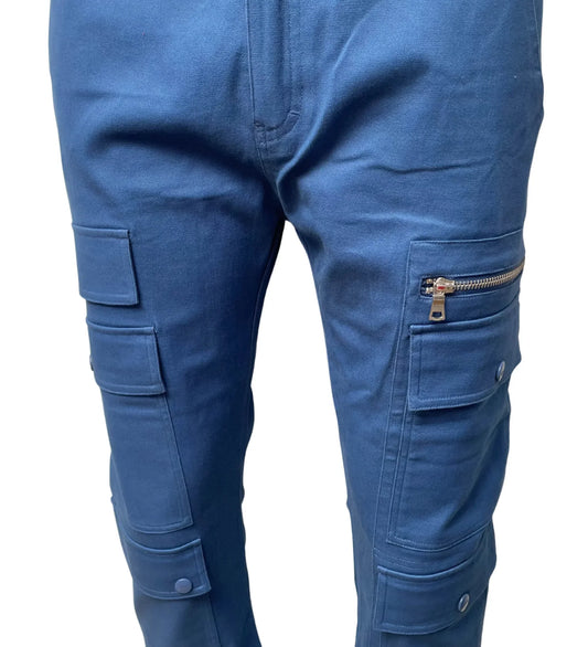 GENUINE TWILL STACK PANTS VINTAGE BLUE - GN166- 6PC PACK