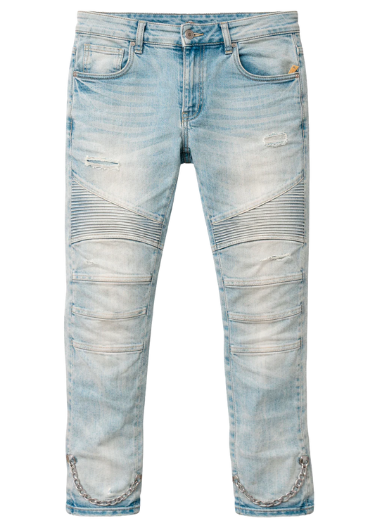 GFTD LA RANDAL STACKED JEANS MD WASH - GFDSS25-25- 11PC PACK