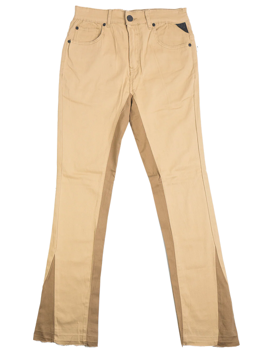 GOOD THINGS LAST 4EVER STACKED JEANS KHAKI - G231C-1271- 12PC PACK