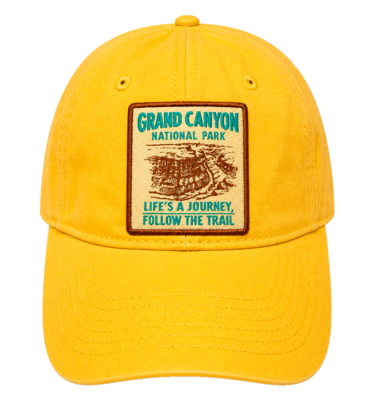 GRAND CANYON NATIONAL PARK DAD HAT YELLOW - BA26717NPFU- 6 PC PACK