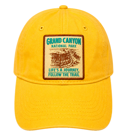 GRAND CANYON NATIONAL PARK DAD HAT YELLOW - BA26717NPFU- 6 PC PACK