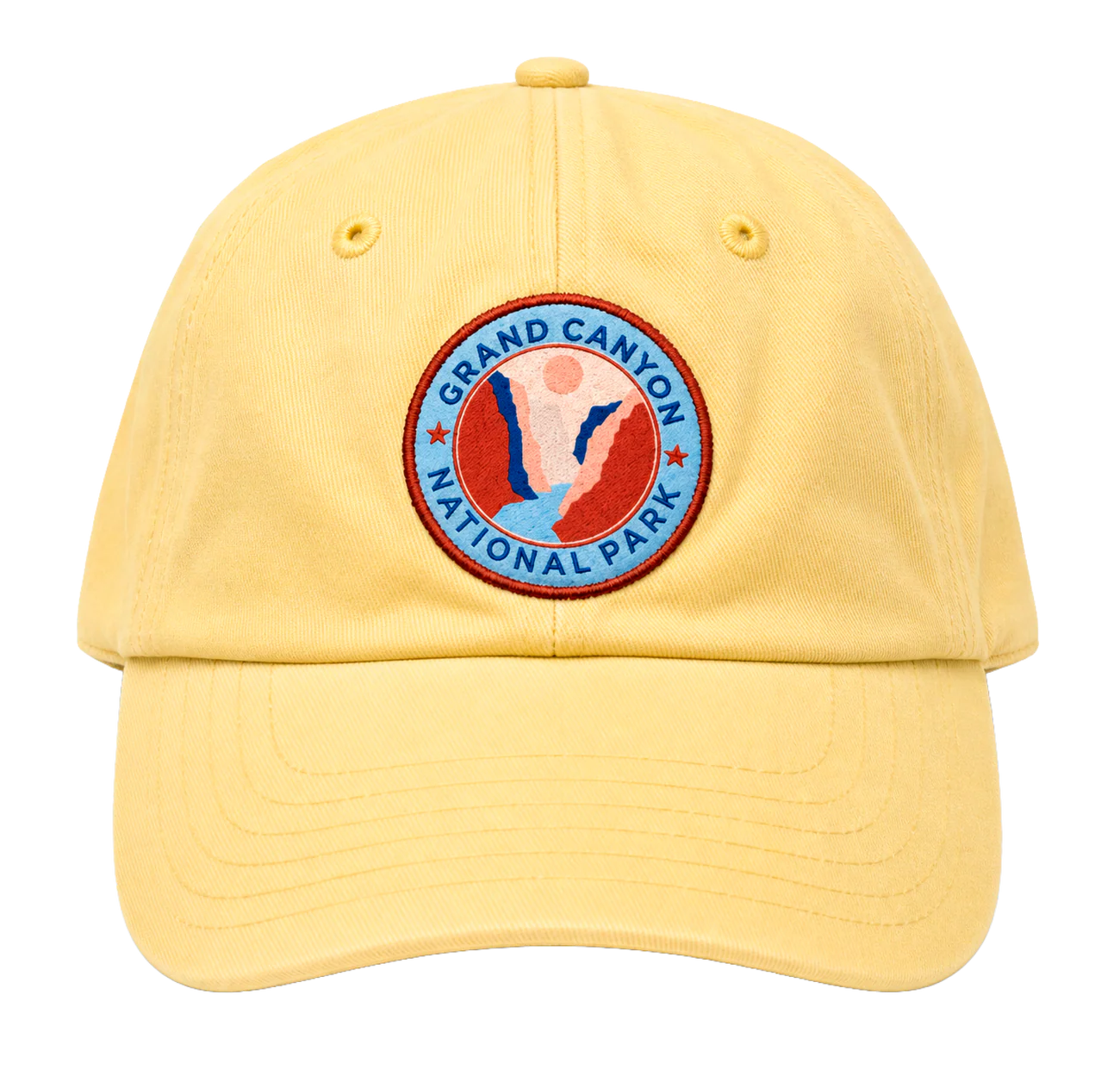 GRAND CANYON NATIONAL PARK DAD HAT YELLOW - BA26877NPFU- 6PC PACK