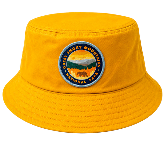 GREAT SMOKY MOUNTAINS BUCKET HAT YELLOW - FC26753NPFU