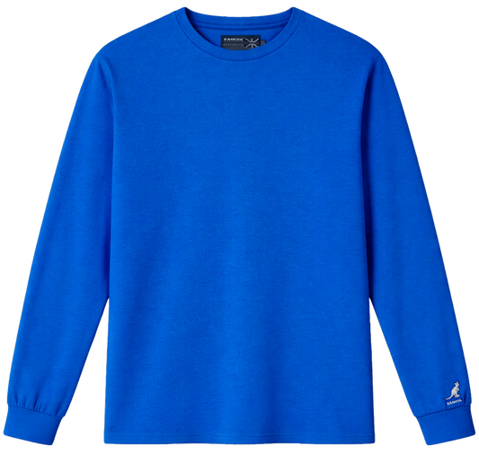 KANGOL LONG SLEEVE SHIRT ROYAL BLUE - K9179- 6PC PACK