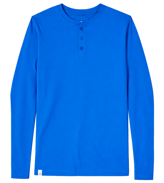 KANGOL LONG SLEEVE SHIRT ROYAL BLUE - K9188- 6PC PACK